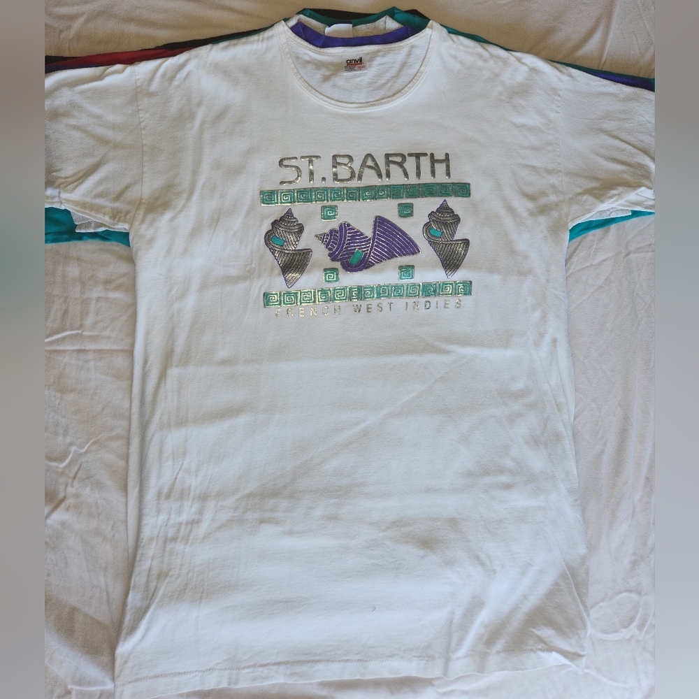 🐚Vintage Single Stitch St. Barth T-Shirt - Size XL